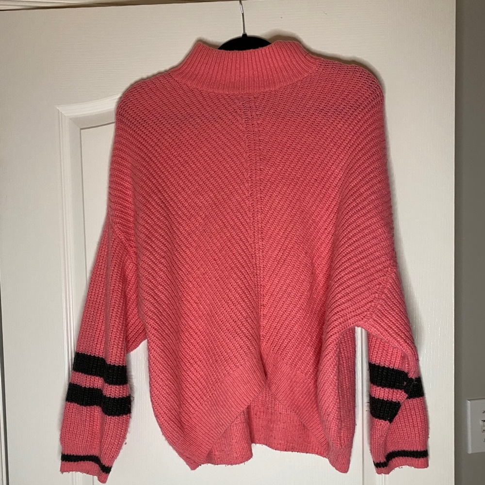 Oversized express hot pink sweater
